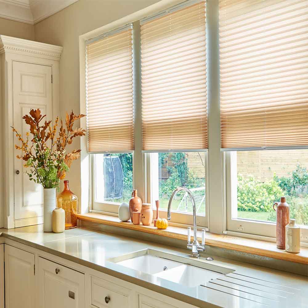 Pleated blinds in Ipswich